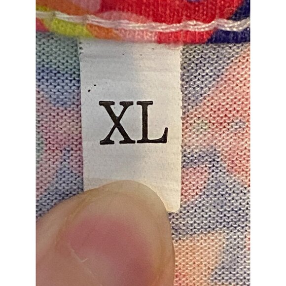 Bright Multicolor Paisley & Floral Print Tunic Dress With Flared Sleeves - Picture 10 of 12